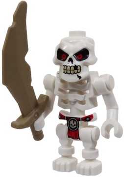 LEGO NINJAGO FIGURKA njo624 KOŚCIOTRUP SZKIELET SKULKIN MIECZ, NOWE