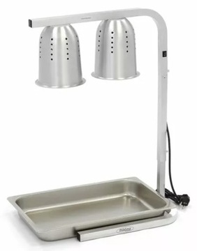 Двойная лампа обогрева 2 лампы + 1 контейнер GN 1/1 55 Вт Maxima 09362041