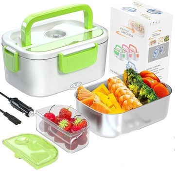 ELEKTRYCZNY LUNCH BOX PODGRZEWACZ OBIAD 230 12/24V