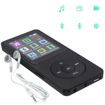 MP3-плеер BLUETOOTH5.0 ДИКТОФОН 16 ГБ ЖК-дисплей Электронная книга FM