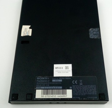 ТОНКАЯ КОНСОЛЬ SONY PLAYSTATION PS2, ЧЕРНАЯ SCPH-79004 КЛАССИЧЕСКОЕ РЕТРО