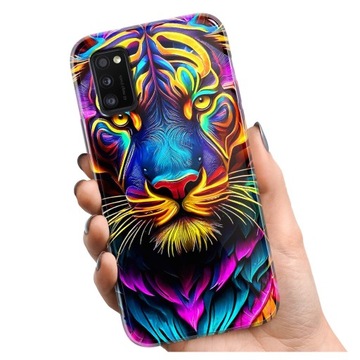 ETUI DO TELEFONU SAMSUNG GALAXY A41 CASE POKROWIEC WZORY + SZKŁO