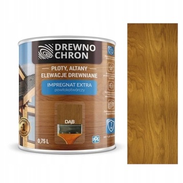 DREWNOCHRON IMPREGNAT EXTRA 0,75L DĄB