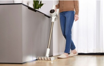 Вертикальный пылесос Dreame R10 бежево-коричневый