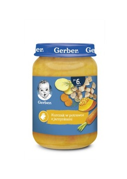 Gerber ужин с курицей и овощами 190г