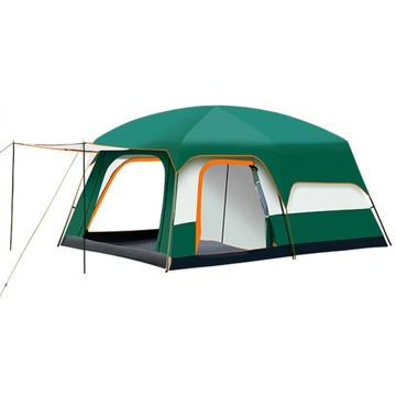 Luxury Tents For Camping Large Family Tent for 5-8 People -Green
