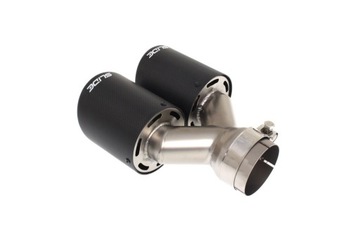 Двойной наконечник глушителя 89 мм, вход 63,5 мм