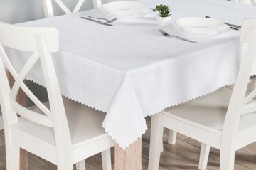 СКАТЕРТЬ СТОЙКАЯ К ПЯТЯНИЯМ 200см Х 140см