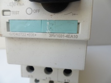SIEMENS 3RV1031-4EA10 ВЫКЛЮЧАТЕЛЬ ПЕРЕГРУЗКИ ДВИГАТЕЛЯ 15 КВТ 11 КВТ ДВИГАТЕЛЬ