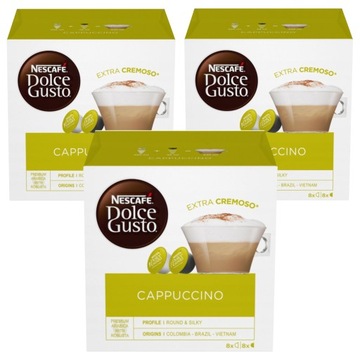 Dolce Gusto КАПУЧИНО капсулы 3x16 Extra Cremoso
