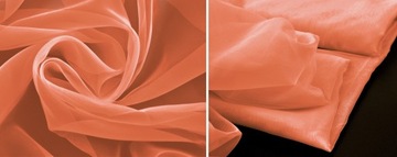 Вуаль гладкая, высота 300 см, кирпичная.