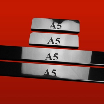 AUDI A5 B8 LIŠTA PRAHU SPORTBACK FACELIFT 304 ZAKONČENÉ LESK SE OCEL