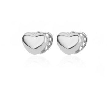 Stainless Steel Heart Earrings For Women Vintage