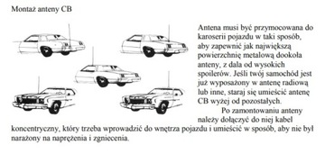 ANTENA SAMOCHODOWA CB SUNKER CB123 58cm MAGNESOWA