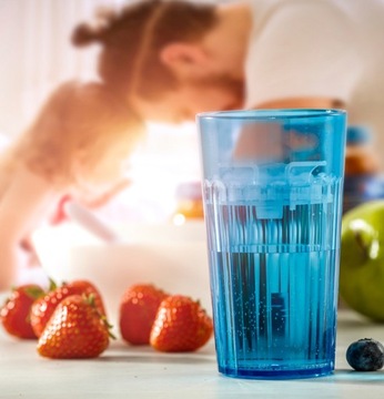 REFLO Небьющаяся ТРЕНИРОВОЧНАЯ КРУЖКА ПИТЬ КАК СТЕКЛО Цвет Синий 6м+