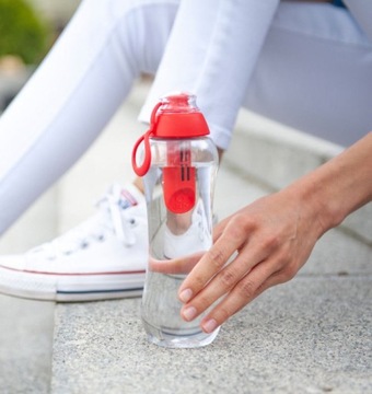 Бутылка фильтра для воды Dafi красная 500мл