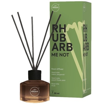 PATYCZKI ZAPACHOWE AROMA MODERN FRUTIS STICKS 50ML RHUBARB RABARBAR DYFUZOR