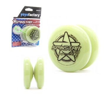 YOYO FLUORESCENCYJNE ŚWIECĄCE W NOCY YOYOFACTORY SPINSTAR GLOW DLA DZIECI