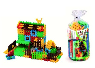 KLOCKI WAFLE MARIOINEX GOSPODARSTWO DOMOWE 120 EL.