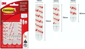 КОМПЛЕКТ ЗАПАСНЫХ РЕМНЕЙ COMMAND 3M 17200