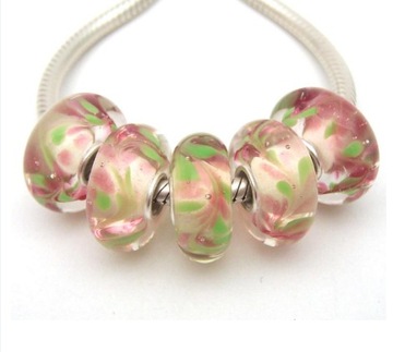 CHARMS ZAWIESZKA KORALIK SZKŁO MURANO BEADS