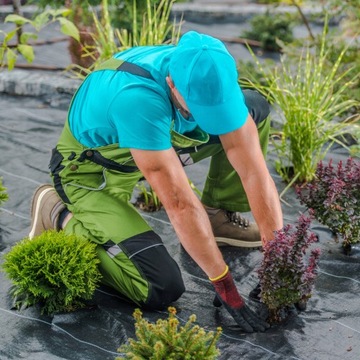 АГРО ТКАНЬ АГРО ТКАНЬ НЕТКАНАЯ ЧЕРНАЯ 1,1х50м 70г/м² КОВРИК + ЯКОРЯ х20