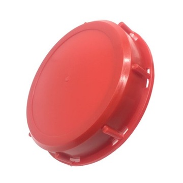 POKRYWA GÓRNA 155mm DO ZBIORNIKA 1000L IBC - CZERWONA
