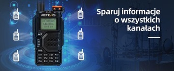 Retevis RA79 Walkie Talkie Professional, двухдиапазонная коротковолновая радиостанция