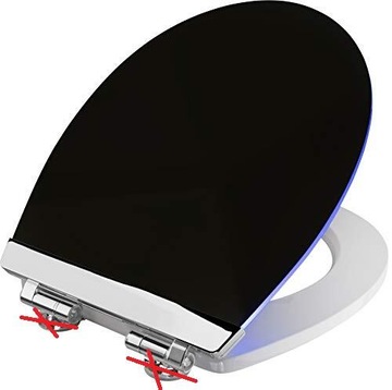 Deska sedesowa CORNAT Black Shining KSDSC362 LED