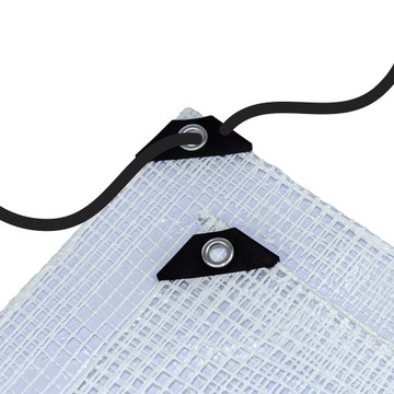 Plandeka Przeźroczysta Zbrojona 3x5m GRUBA 100g