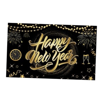 Znak ścienny plakat tło dekoracje biurowe podwórko szczęśliwego nowego roku StyleD
