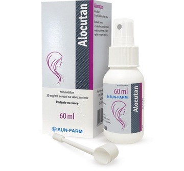 Alocutan płyn 60ml łysienie wypadanie włosów