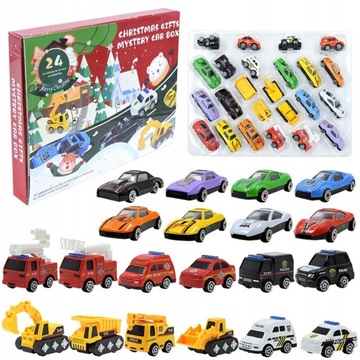 KALENDARZ ADWENTOWY DZIECI 24 GNIOTKI SQUISHY SQU