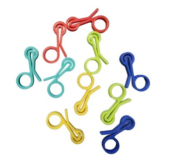 ECO spinki klipsy do przypraw mix kolorów10 szt