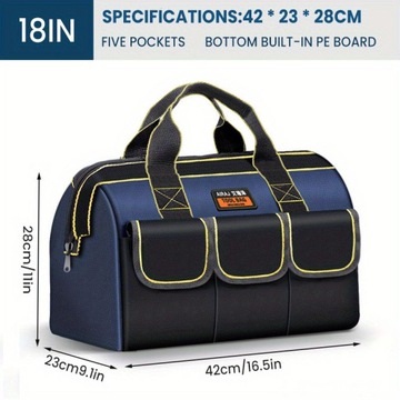 AIRAJ 33.02cm/40.64cm/45.72cm Nowa torba narzędziowa dla elektryków