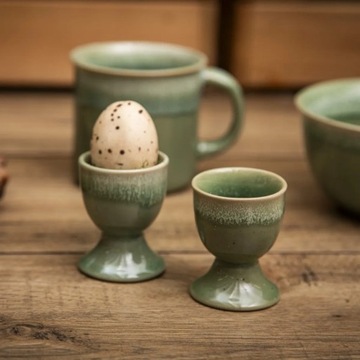 Керамическая подставка для яиц Altom Design Reactive Cascade с подставкой