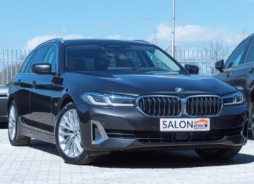 BMW Seria 5 G30-G31 Touring Plug-In 2.0 530e 292KM 2022 BMW 530 292ps Luxury xDrive Laser ACC Skóra HUD Keyles Blis 4xKlima Webasto