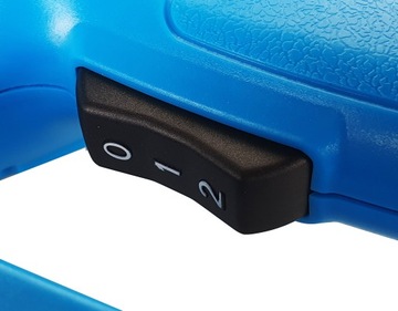 ЭЛЕКТРИЧЕСКАЯ ТЕПЛОВАЯ ПИСТОЛЕТКА 2000ВТ 2 ШЕСТЕРНИ 4 НАСАДКИ КОРПУС