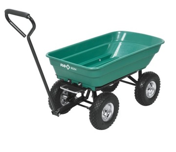 TACZKA WÓZEK TRANSPORTOWY OGRODOWY 3W1 WYWROTKA PRZYCZEPA TRANSPORTER 120KG