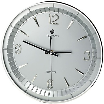 Zegar Ścienny PERFECT Płynący Mechanizm 34cm