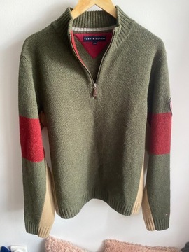 TOMMY HILFIGER МУЖСКОЙ ДЖЕМПЕР L ШЕРСТЬ