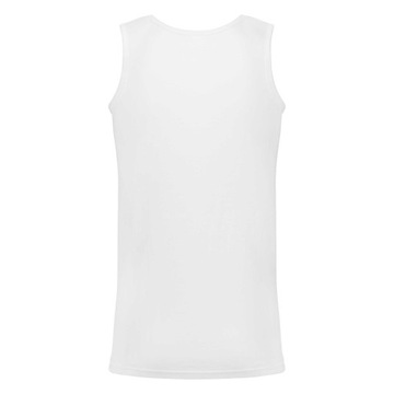 KOSZULKA NA RAMIĄCZKACH BOKSERKA MĘSKA TANK TOP FRUIT OF THE LOOM biała 2XL