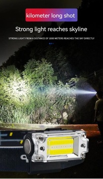 Linterna COB с датчиком, 5 модов, линейный мини