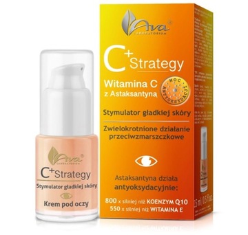 AVA C+ STRATEGY KREM POD OCZY WIT C z ASTAKSANTYNĄ