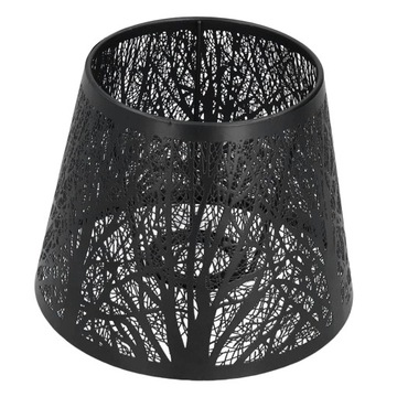 Klosz Tree Shadow na żarówkę E27 Czarny
