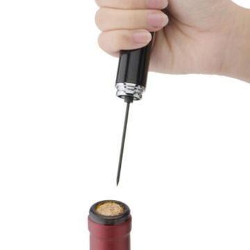 Воздушный насос из нержавеющей стали, открывалка для бутылок вина, посуда, инструменты, подарки, черный