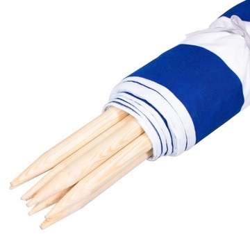 Пляжная ширма 12м, синие полосы SPRINGOS