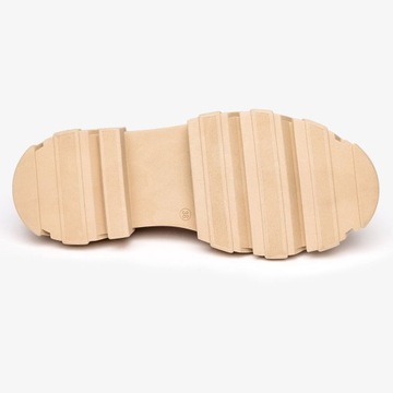 МОКАСИНЫ НА ПЛАТФОРМЕ, КОЖА, ЦЕПОЧКА, размер 41