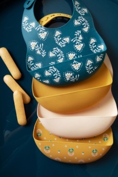 Силиконовый нагрудник Amadeus Bleu 2 шт.