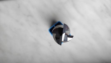 Твердосплавная фреза VHM 50 HRC 4 лезвия 4F диаметром 8 мм